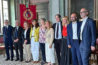 La Sindaca Elena Carnevali con le Assessore e gli Assessori