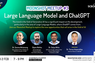 SCB 10X invites you to our Flagship event: Moonshot Meetup #3