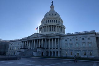 Backside of the US Capitol