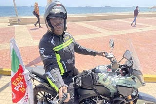 ‘I want to ride from Lagos to Israel, my destination is Everest’ – Nigerian biker, Kunle Adeyanju