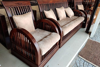 Rosewood Sofa Set