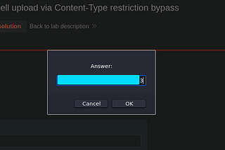 PortSwigger Lab: Web shell upload via Content-Type restriction bypass | WalkThrough