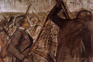 Edgar Degas, Musicians in the Orchestra, an Impressionist despite himself