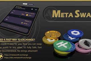 ⚜MetaSwap⚜
Safe, fast , decentralized
The easiest way to swap your assets in a blink of an eye with…