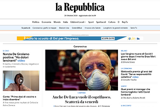 Il nuovo sito di La Repubblica, uno sguardo dietro le quinte