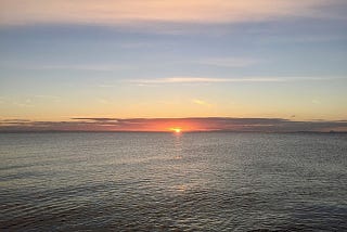 Ocean sunset