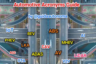 Automotive Acronyms Guide