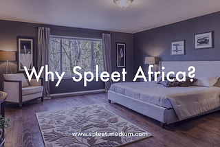 Why Spleet Africa?