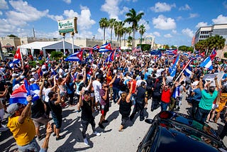 Narratives of the Cuban protests
