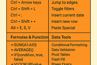 Top 5 Udemy Courses to Learn Excel and Cheatsheet