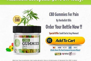 Pure Strength CBD Gummies Reviews: (Pain Relief) #1 Pain Relief Formula “Cost to BUY”