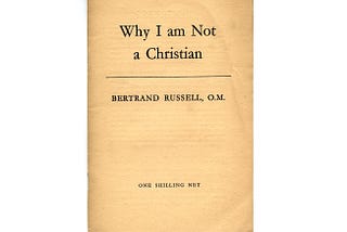 Why I am not a Christian.