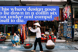 In a collapsing world, what makes a good designer?