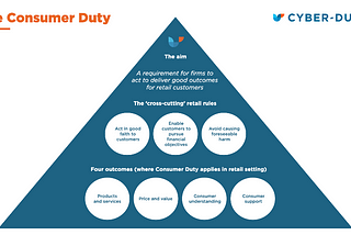 Am overarching pyramid diagram showing the Consumer overarching principle