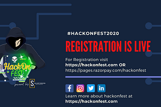 Register Now: https://hackonfest.com