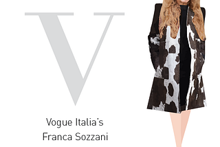 [V] for Vogue Italia’s Franca Sozzani