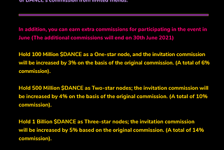 DancingBanana Global Recruits Promotion Nodes for a limited time and can get high commission