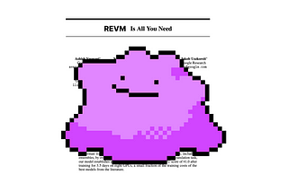 REVM Is All You Need