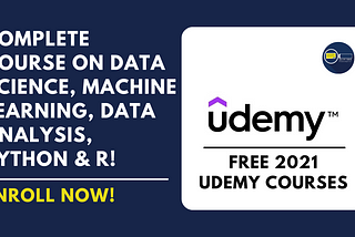 Udemy Free Course Data Science, Machine Learning, Data Analysis, Python & R |Updated 2022|…