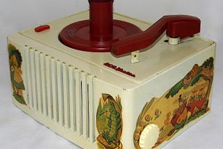 My First Phonograph Played Only 45 RPM Records