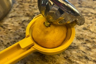 Baking tip #6 → Use a lemon juicer