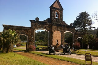 Viajando de moto pelo Sul do Brasil