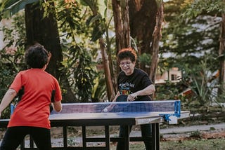 Life, at times, can feel like playing table tennis; that ball keeps ping-ponging!