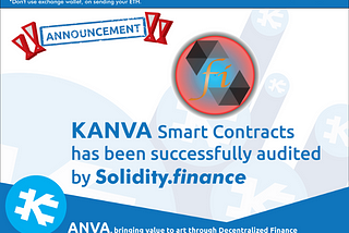 KANVA Smart Contracts have been Audited