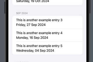 Chunking a List by DateComponent in SwiftUI with swift-algorithm