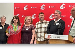 Eastern State Hospital Receives Distinguished Service Award from Washington State University