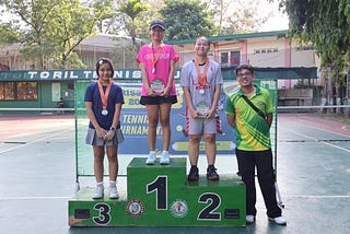 BCT, namayagpag sa DAPRISA Games 2024 High School Tennis Girls category