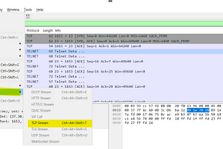 Telnet Packet Capture Analysis with Wireshark