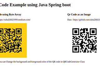 How to Generate QR Code in Java Spring Boot