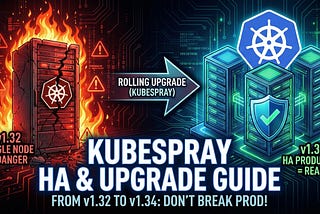 Kubespray HA & Upgrade: A Hands-On Guide from v1.32 to v1.34
