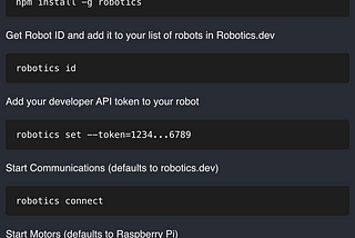 Getting Started With Robotics.dev