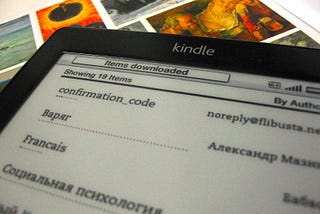 Автоматизируем загрузку книг на Kindle до пары кликов