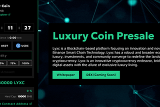 Luxury Coin: Pioneering a New Era of Cryptocurrency with Its Unique Ecosystem of Luxury and…
