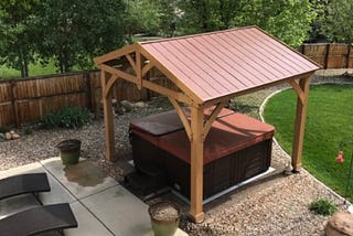 A special home for your Hot Tub…..