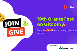 Join the Movement: Support DexKit in Gitcoin’s 19th Donation Round and Shape the Future of Web3