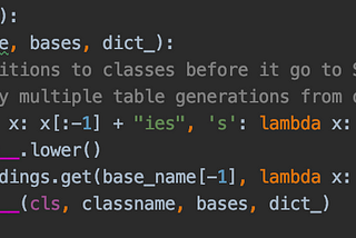 SQLAlchemy, metaclasses and declarative_base: configure DB model’s classes