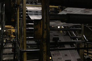 The last days of Boston as an industrial town: The Boston Globe printing press stops