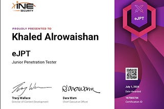 **ejpt Exam Overview:**
I am excited to share that I have successfully passed the eLearnSecurity…