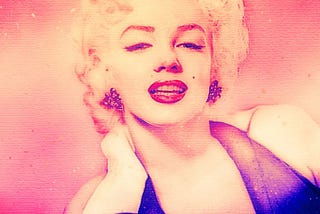An Artist’s rendition of Marilyn Monroe
