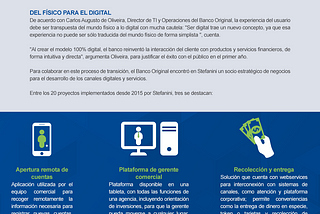 Banco Original: la revolución digital en la vida de más de 400 mil clientes.