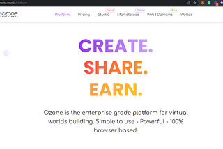 A new simple way to build virtual worlds, and the metaverse.