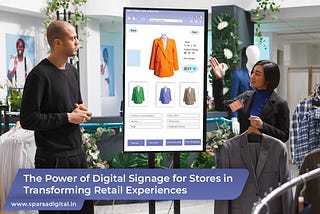 Digital Signage for Retail Store