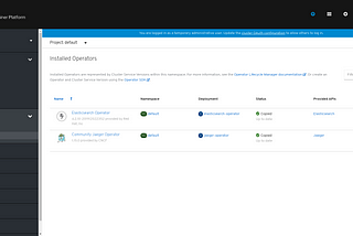 Jaeger with Elasticsearch on Kubernetes using Operators