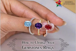 Instructions to charge gemstone