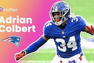 Nafter Recruits New England Patriot Defensive Back Adrian Colbert as Nafter Brand Ambassador