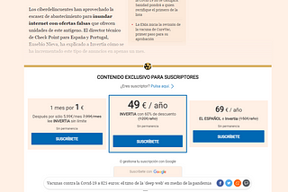 Paywalls vulnerables: El Confidencial, El Español… — parte 2